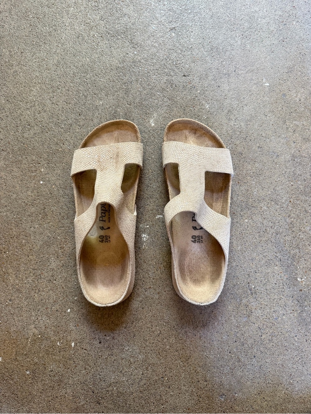 Birkenstock Papillio Sandals Gladiator in Light Tan Size EU 40 European Bohemian